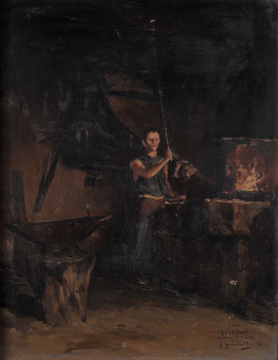 La forge (Til min ven Peyre, kærligt minde) af Joseph Garibaldi