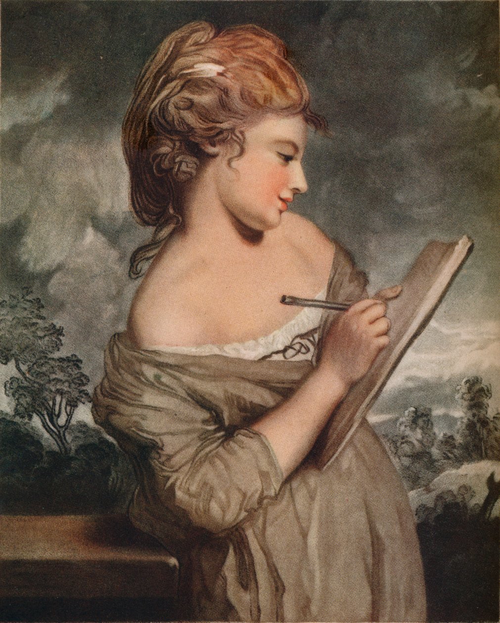 Elizabeth Deane, Design, c1794 af Joseph Grozer