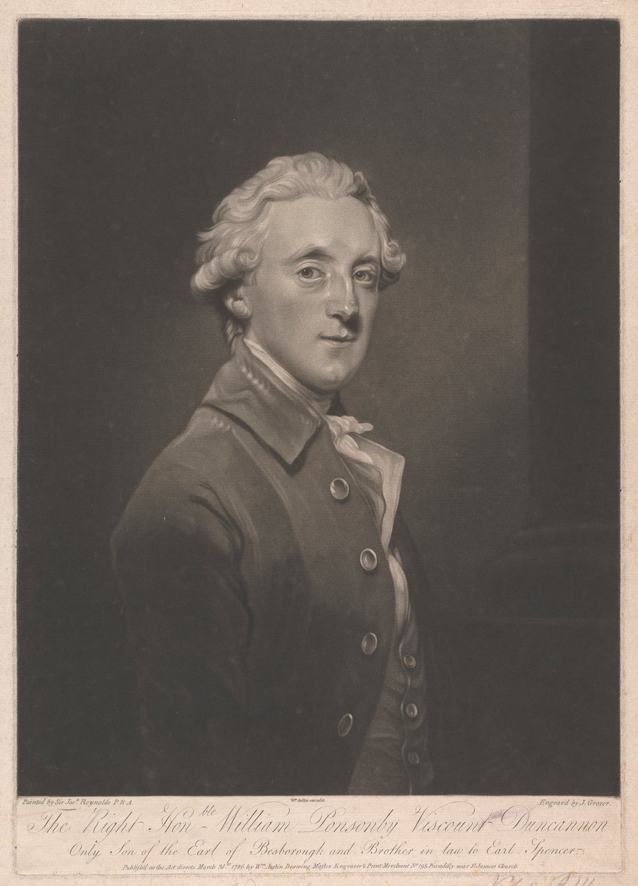Frederick Ponsonby, Viscount Duncannon, 3. jarl af Bessborough af Joseph Grozer