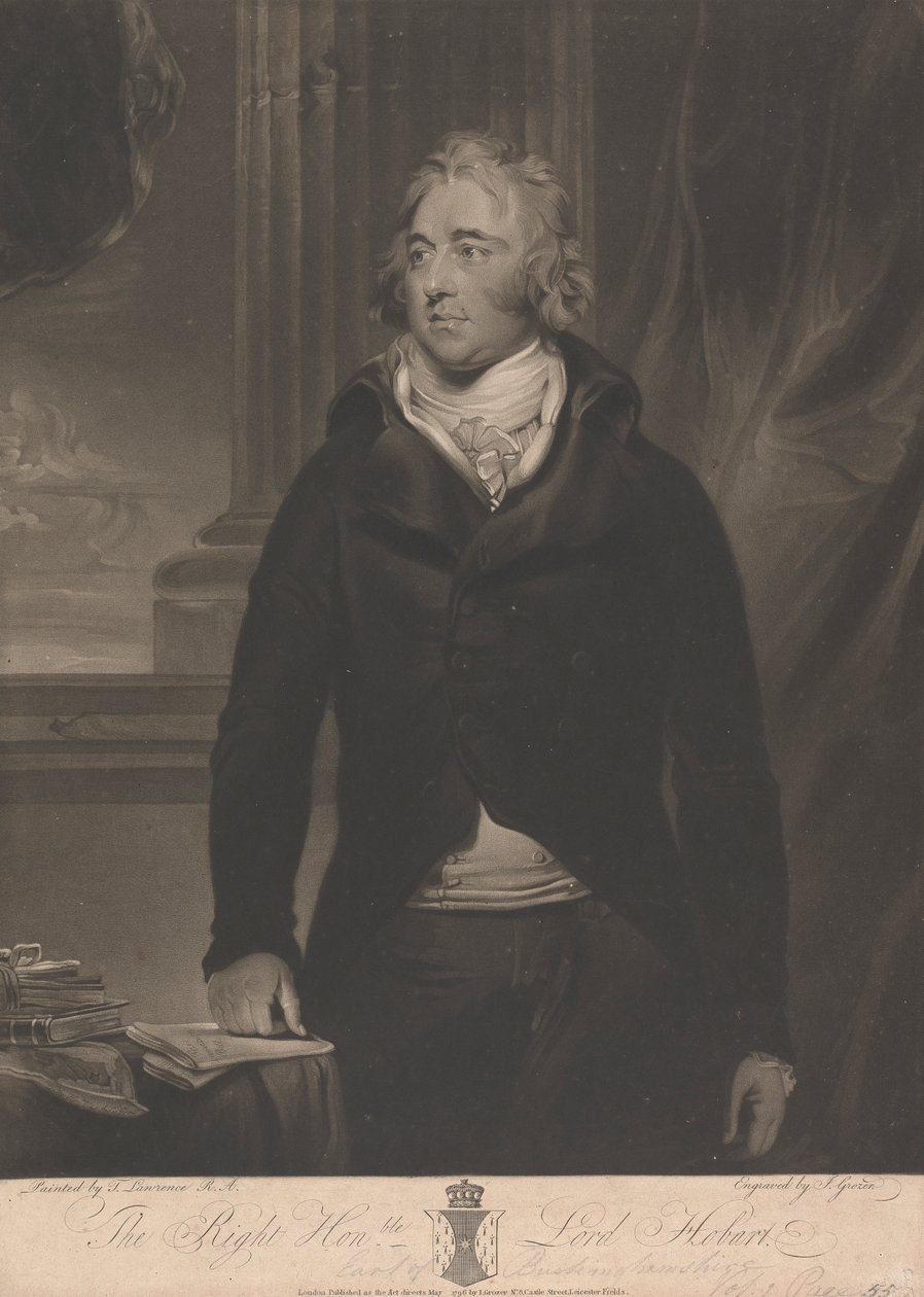 Lord Robert Hobart, 4. jarl af Buckinghamshire af Joseph Grozer