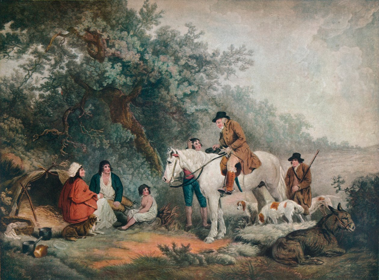 Morgen eller den velvillige sportsmand, 1795, 1919 af Joseph Grozer