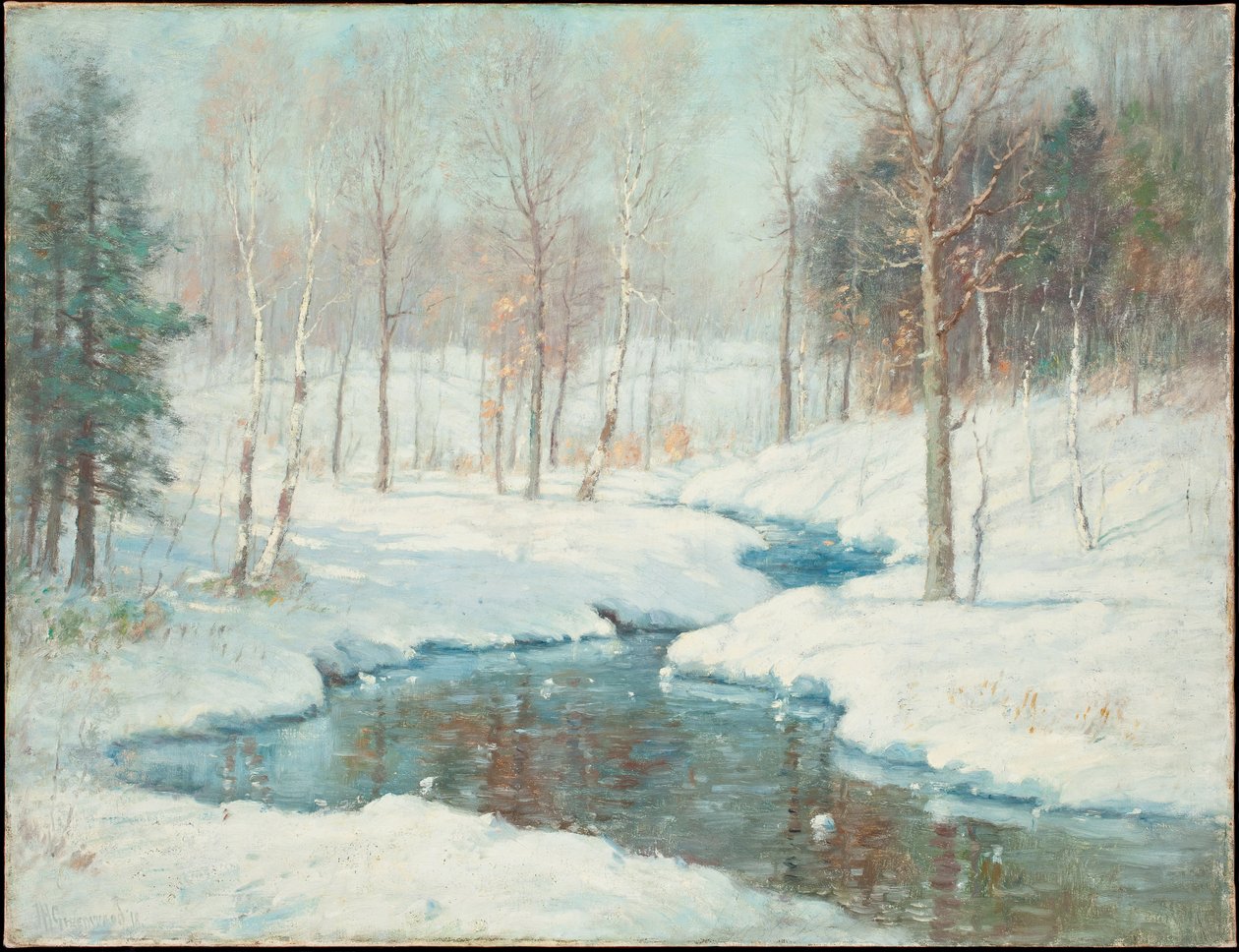 Smeltende sne af Joseph H. Greenwood