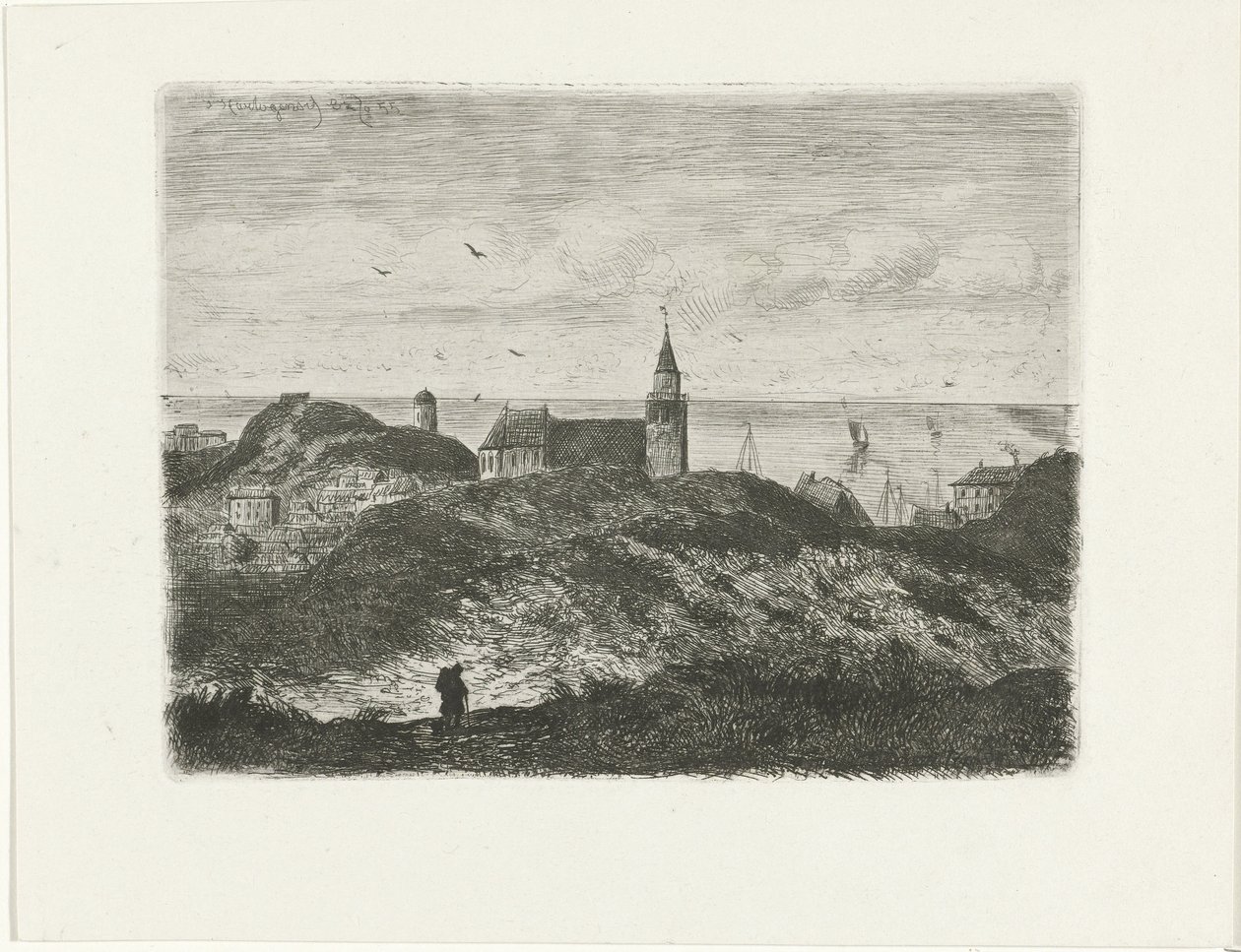 Udsigt over Scheveningen af Joseph Hartogensis