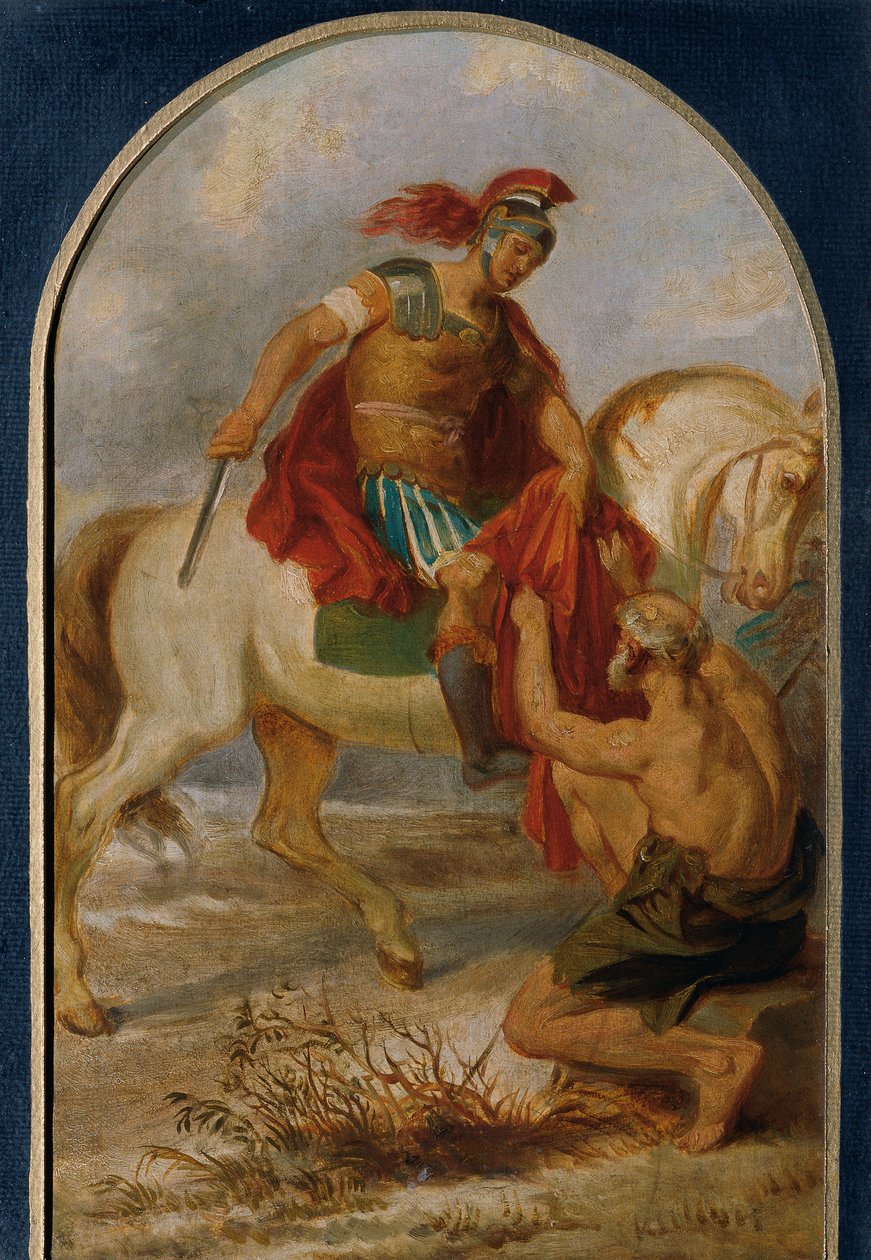 Sankt Martin med tiggeren af Joseph Hasslwander