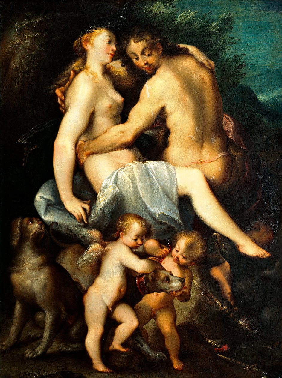 Venus og Adonis af Joseph Heintz