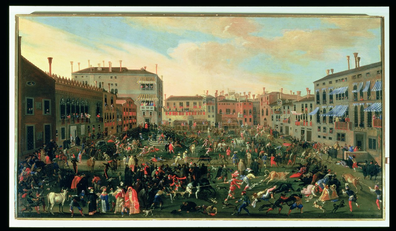 Tyrefestival, Campo San Polo af Joseph Heintz der Jüngere