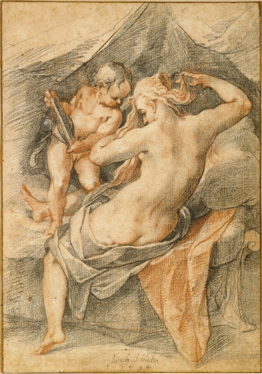 Tysk: Venus foran spejlet Venus