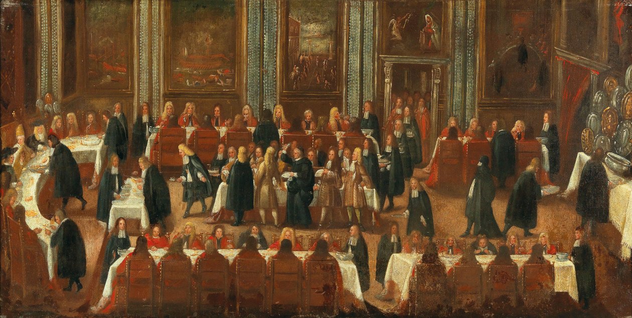 Dogens banket. af Joseph Heintz the Younger
