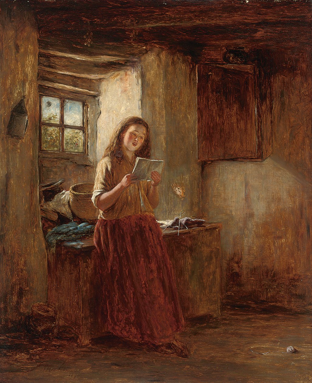 Et stille øjeblik, 1876 af Joseph Henderson