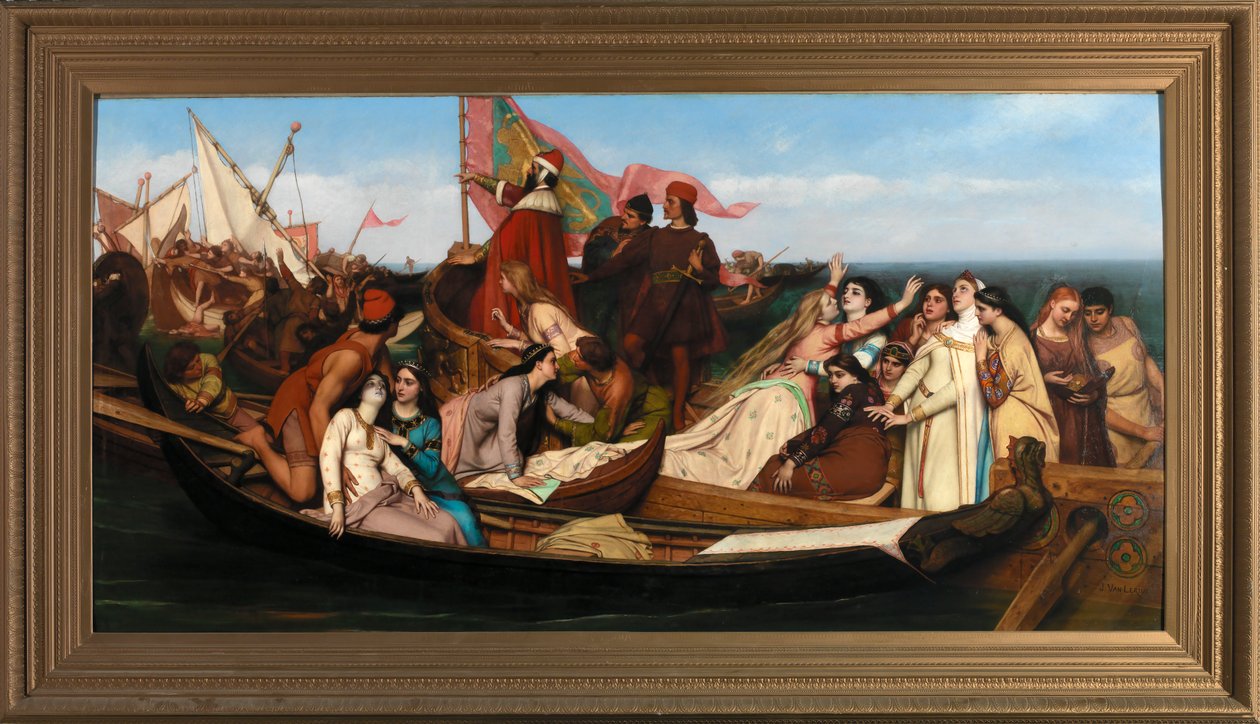 Brude af Venedig, 1871. af Joseph Henri François van Lerius