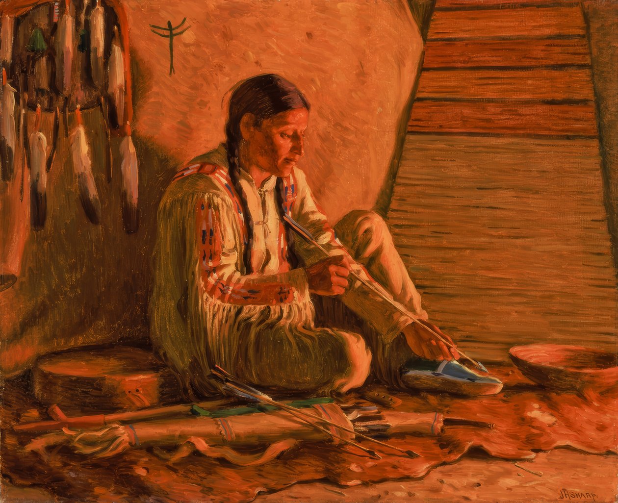 Pilemager af Joseph Henry Sharp
