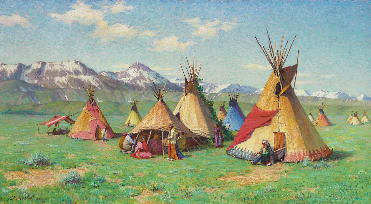Den medicinske tipi af Joseph Henry Sharp