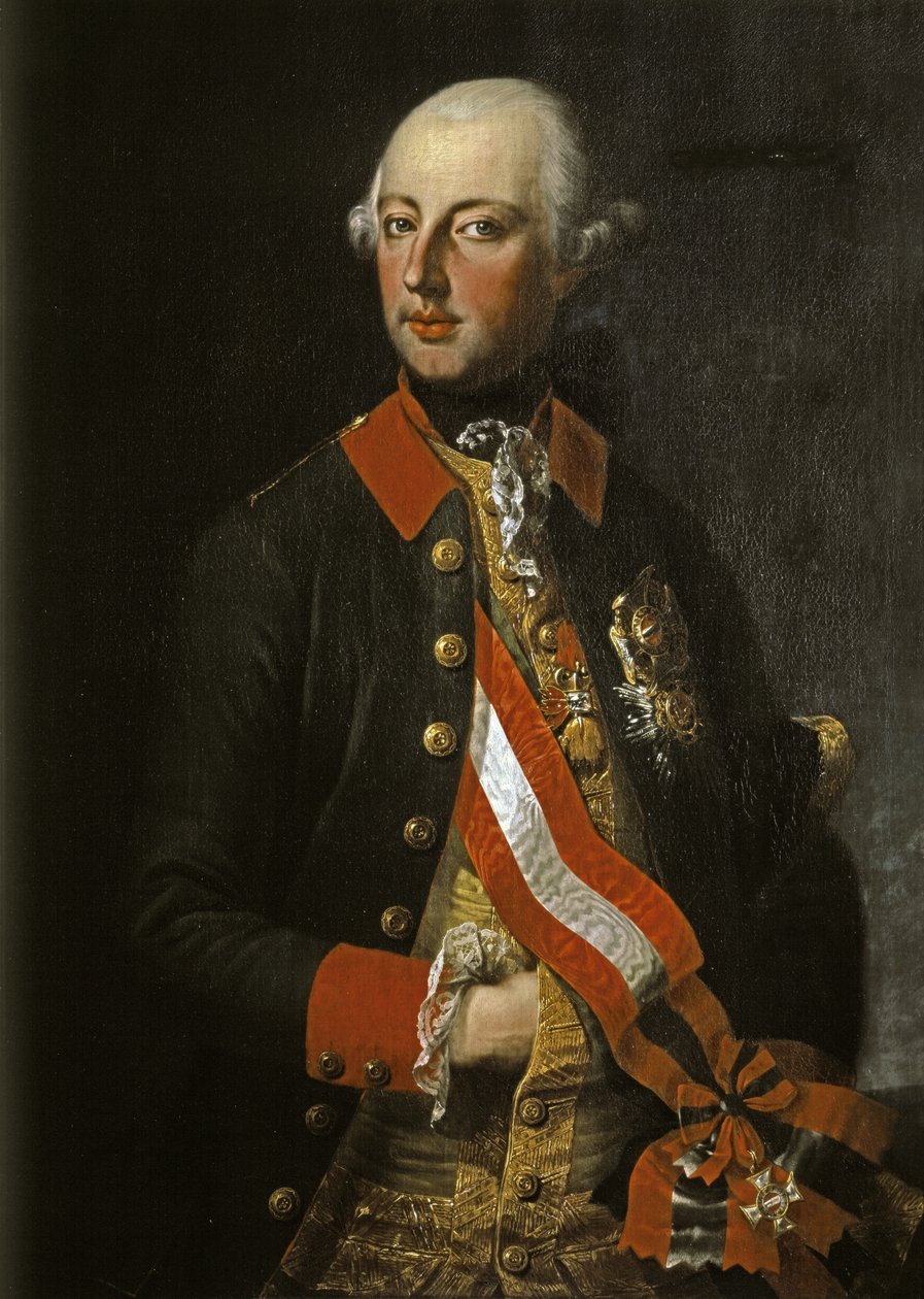 JOSEPH II: Kejser af Østrig, søn af Maria Theresia. af Joseph Hickel