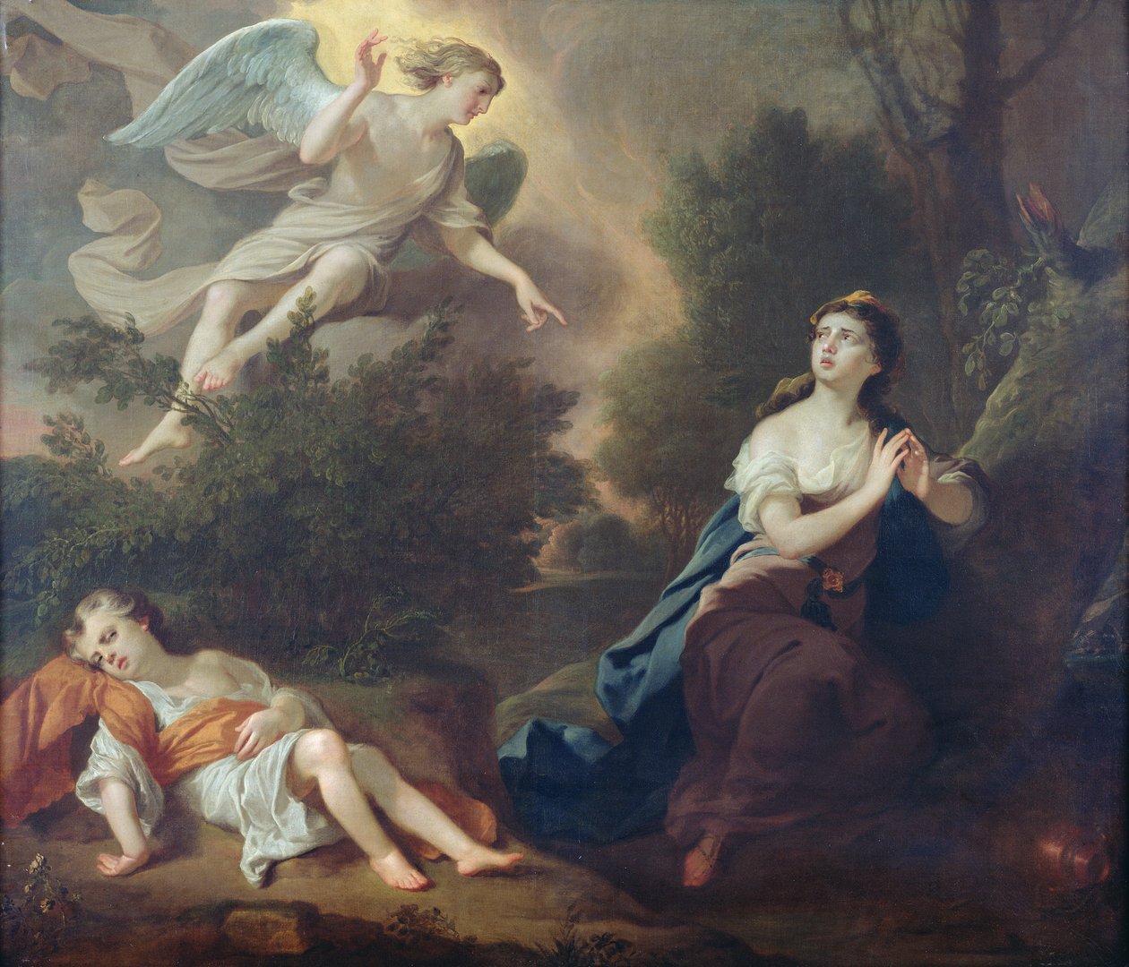 Hagar og Ismael, 1746 af Joseph Highmore