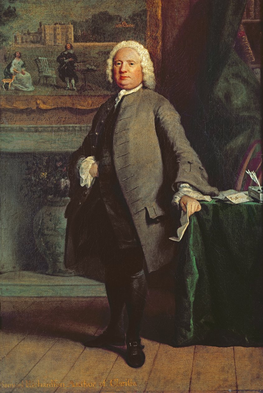 Portræt af Samuel Richardson (1689-1761) 1750 af Joseph Highmore