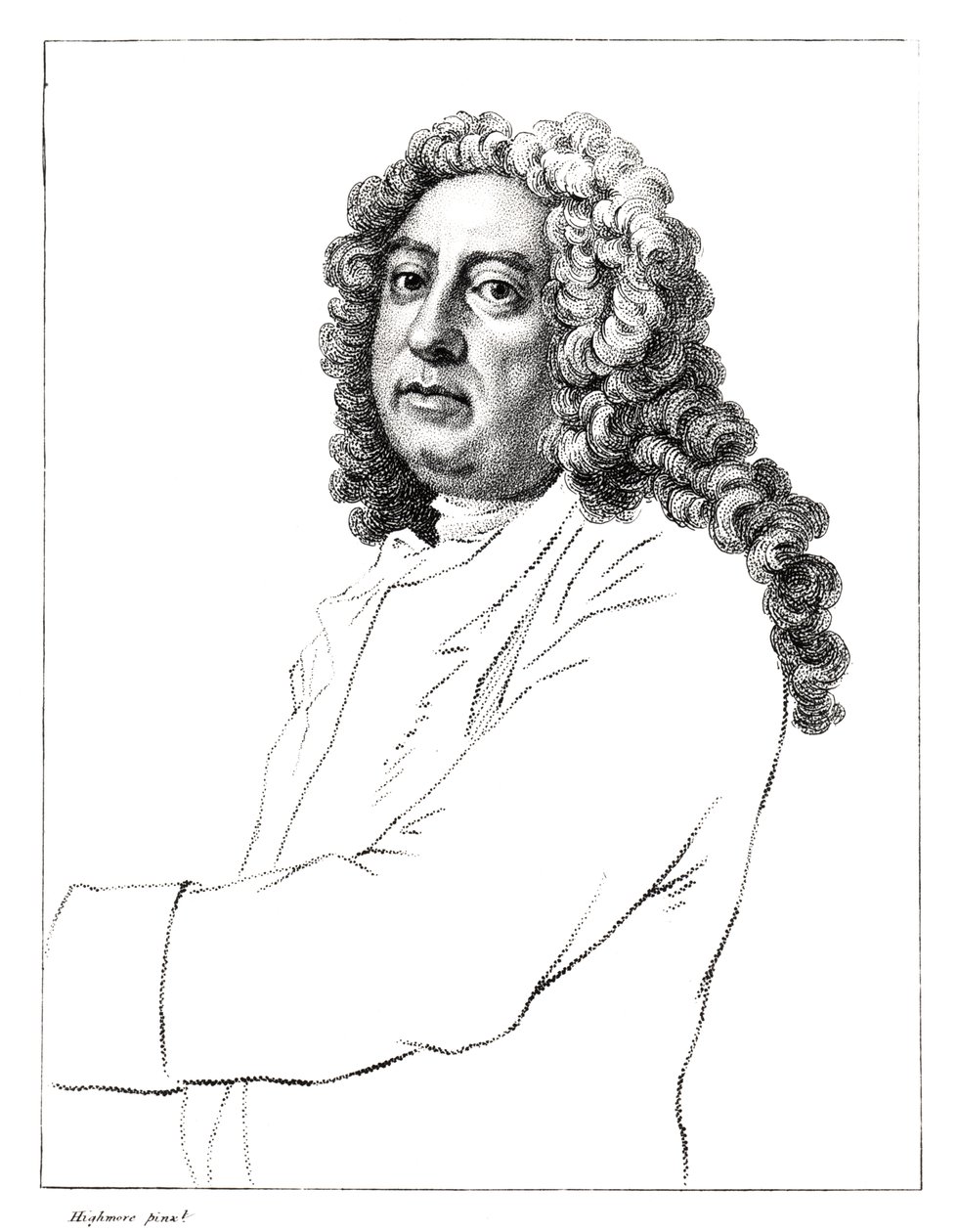 Sir James Thornhill (1676-1734) af Joseph Highmore