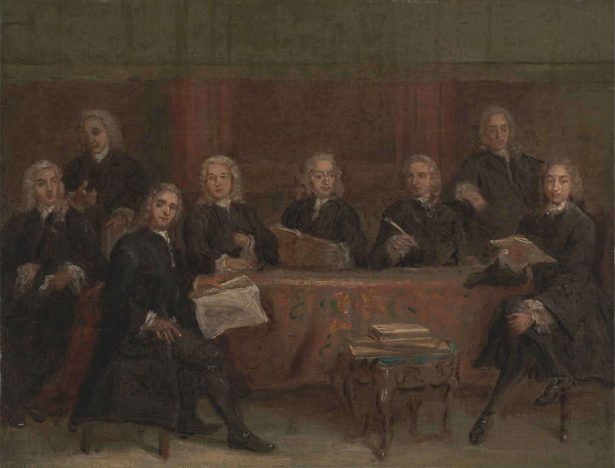 Studie til et gruppeportræt af Joseph Highmore