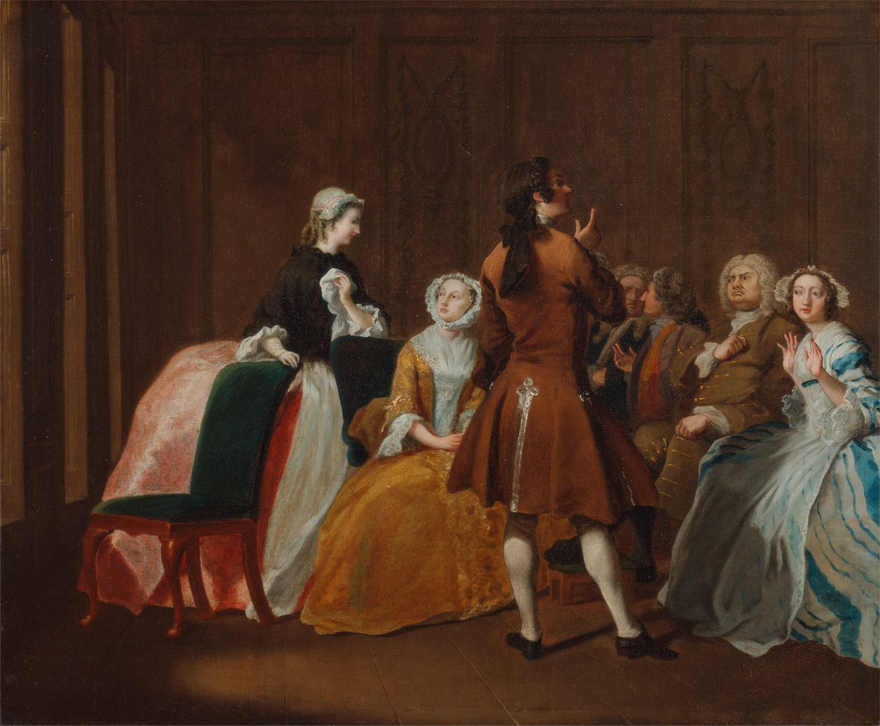 The Harlowe Family, fra Samuel Richardsons "Clarissa" af Joseph Highmore