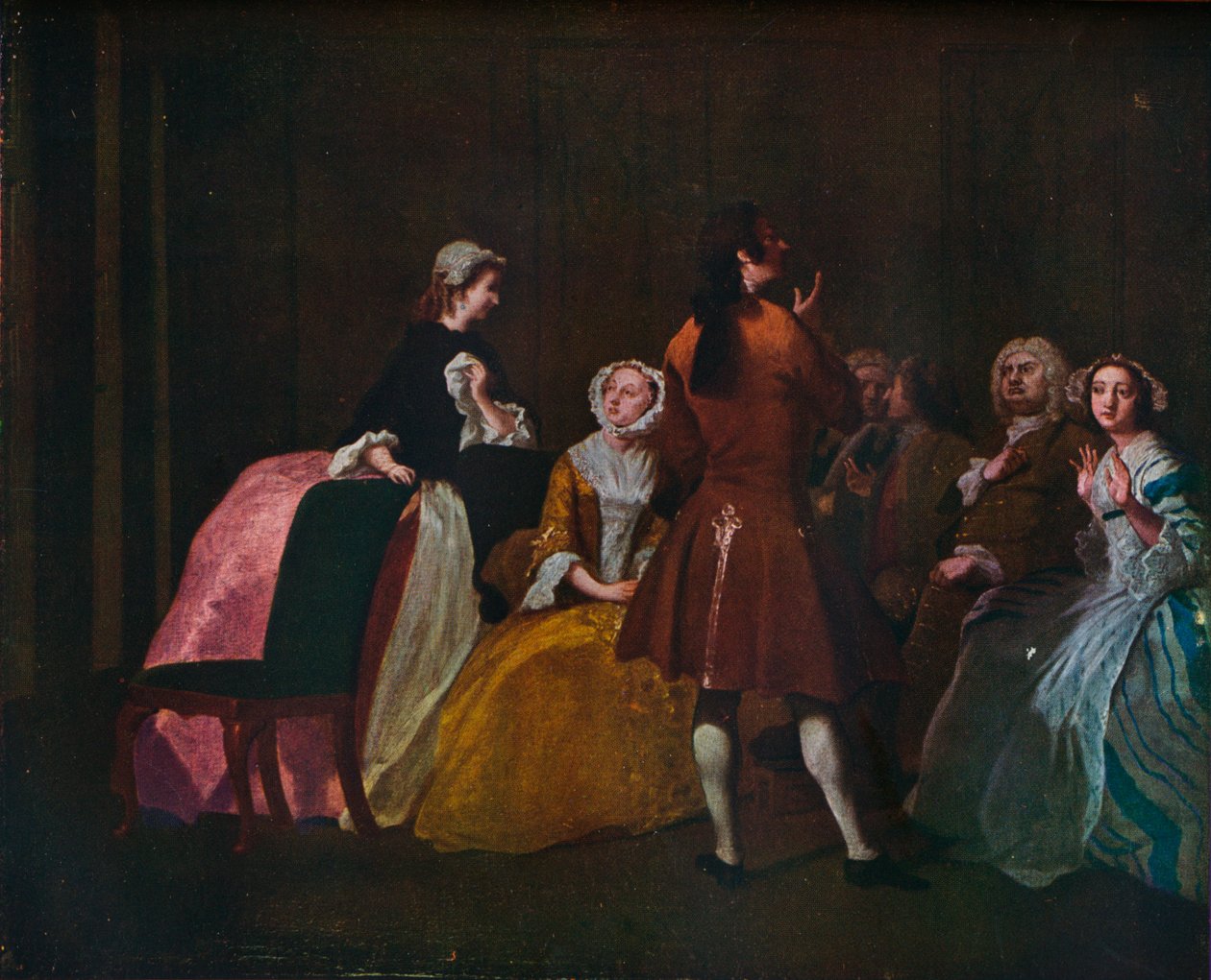The Harlowe Family, fra Samuel Richardsons Clarissa, c1745 af Joseph Highmore