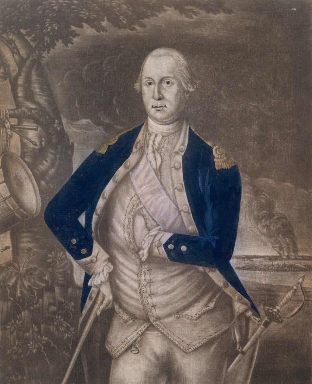 Hans Excellence George Washington Esq-r., ca. 1777 af Joseph Hiller