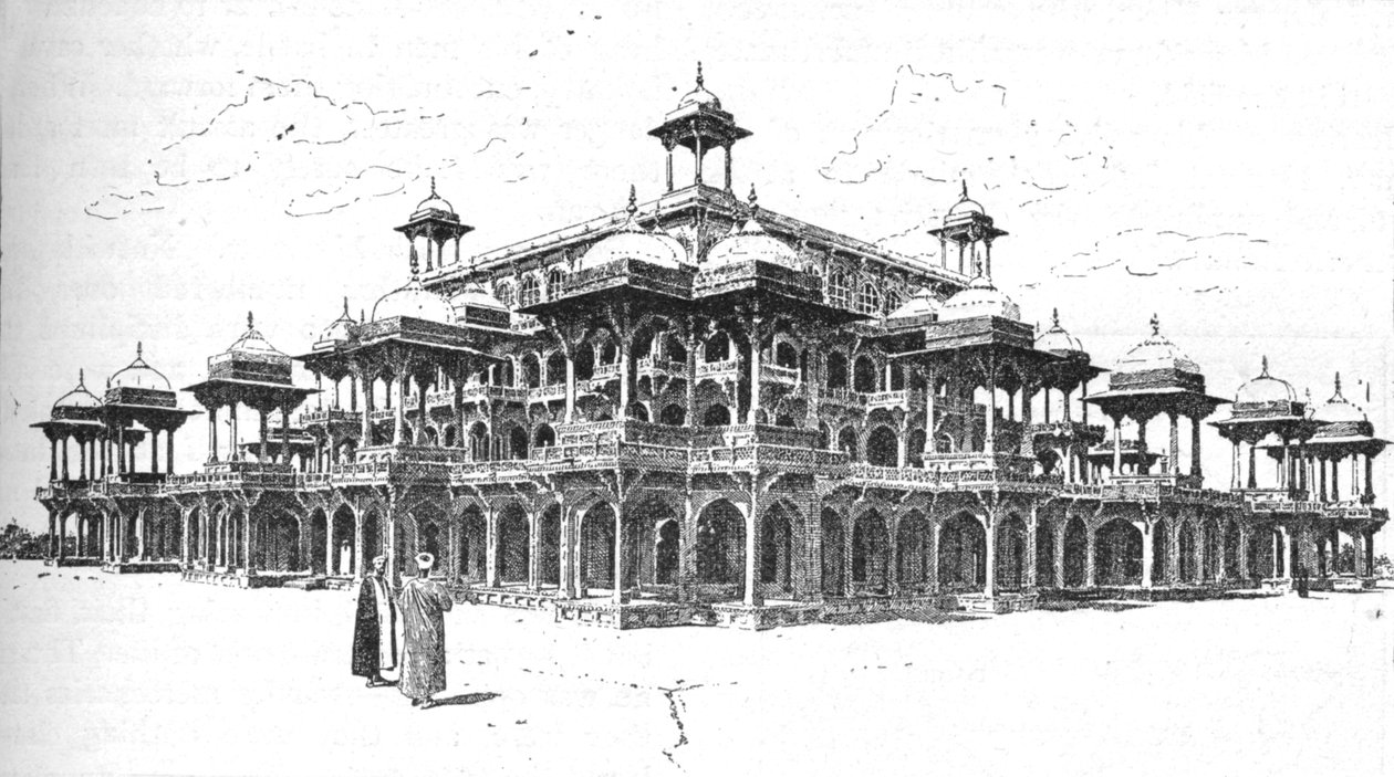 Mausoleet i Akbar, Agra, 1892, 1902. af Joseph Holland Tringham