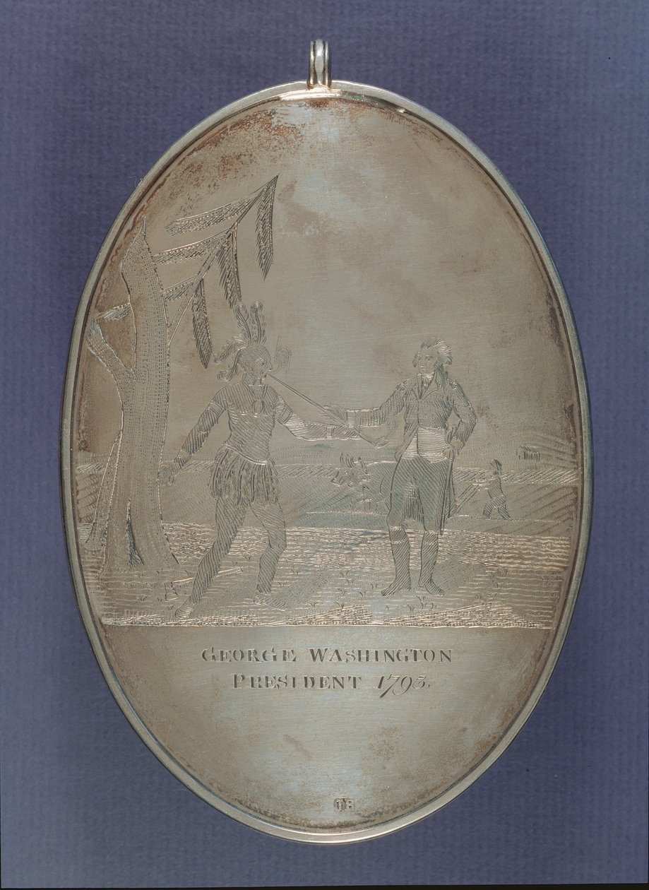 Fredsmedalje, 1793 (sølv) af Joseph II Richardson