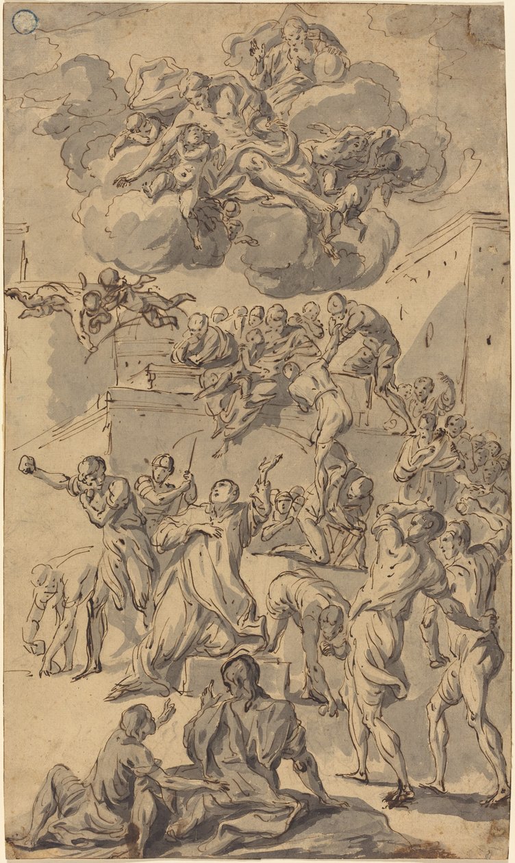 Steningen af Sankt Stefan af Joseph Ignace François Parrocel