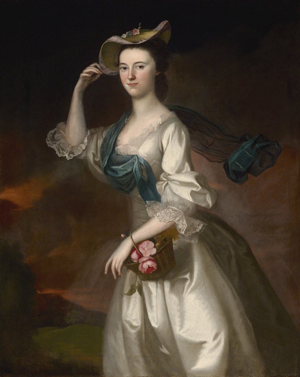 Portræt af Abigail Erving Scott, 1760 af Joseph Jonathan Blackburn