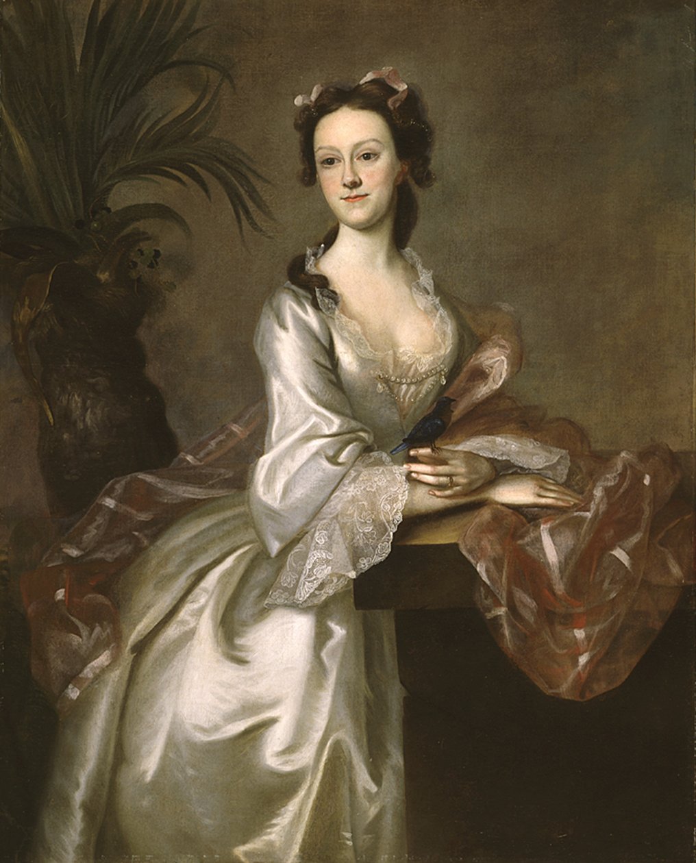Portræt af fru John Pigott, ca. 1752 af Joseph Jonathan Blackburn