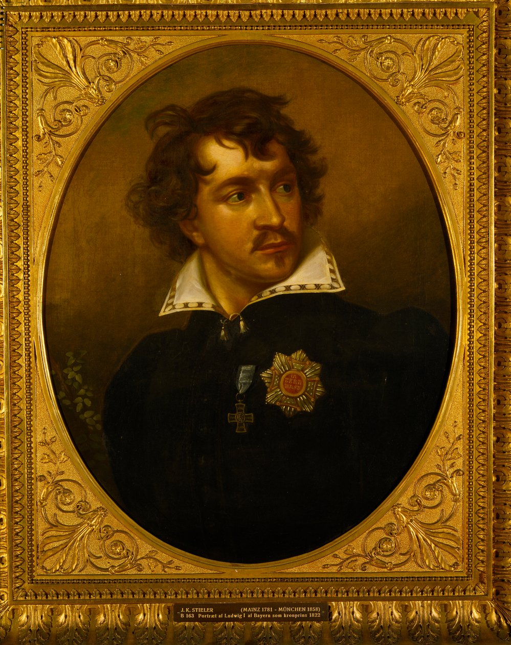 Portræt af Ludwig I af Bayern 1786-1868, 1821-1822. af Joseph Carl Stieler