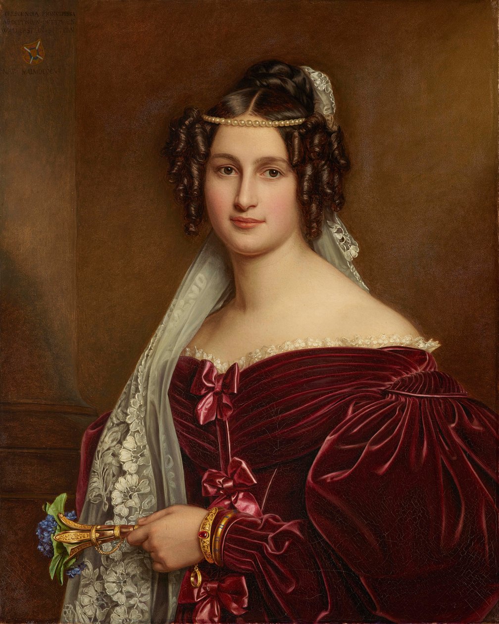 Prinsesse Crescentia af Oettingen-Oettingen og Wallerstein 1806-1853, 1836. af Joseph Carl Stieler