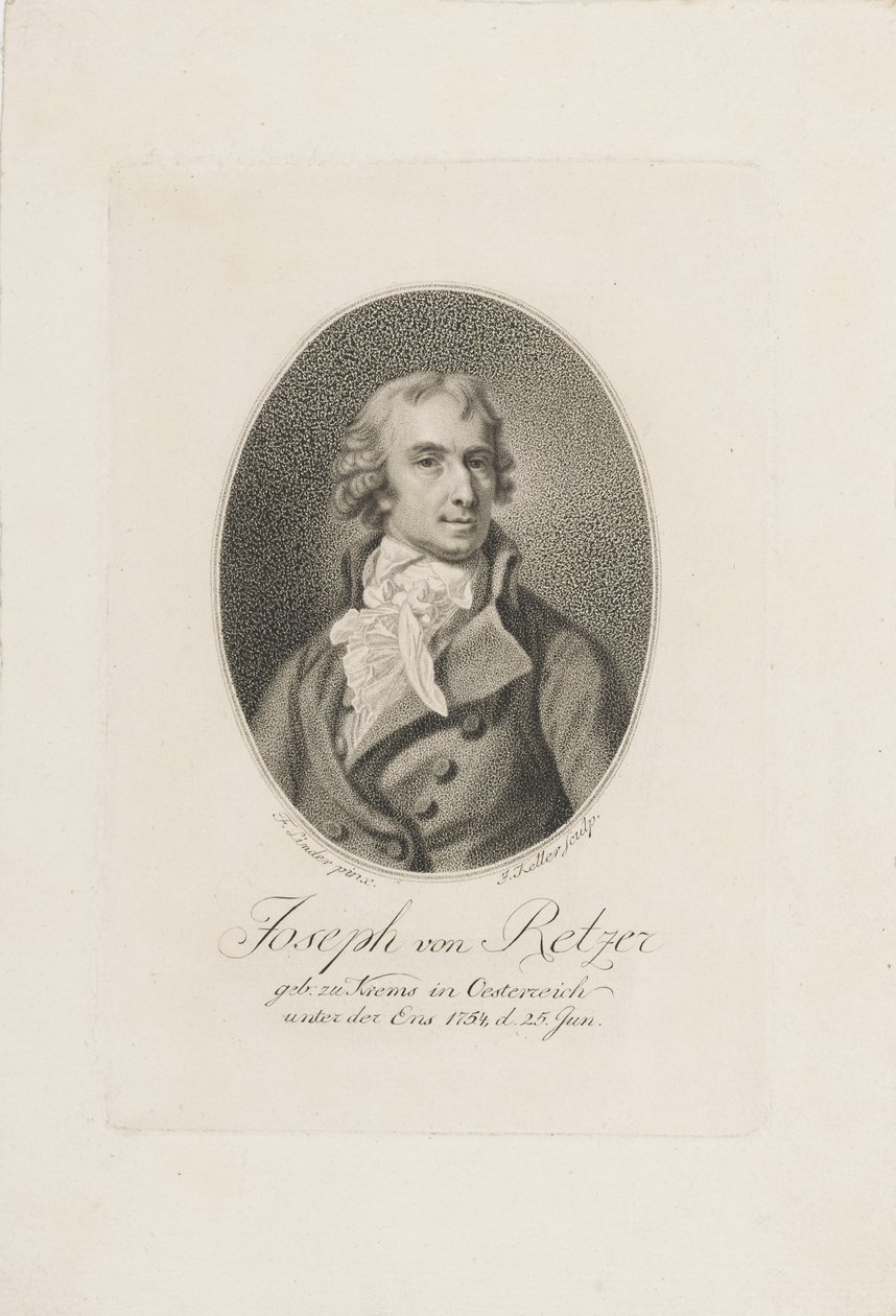 Joseph Friedrich von Retzer 1754-1824, før 1798. af Joseph Keller