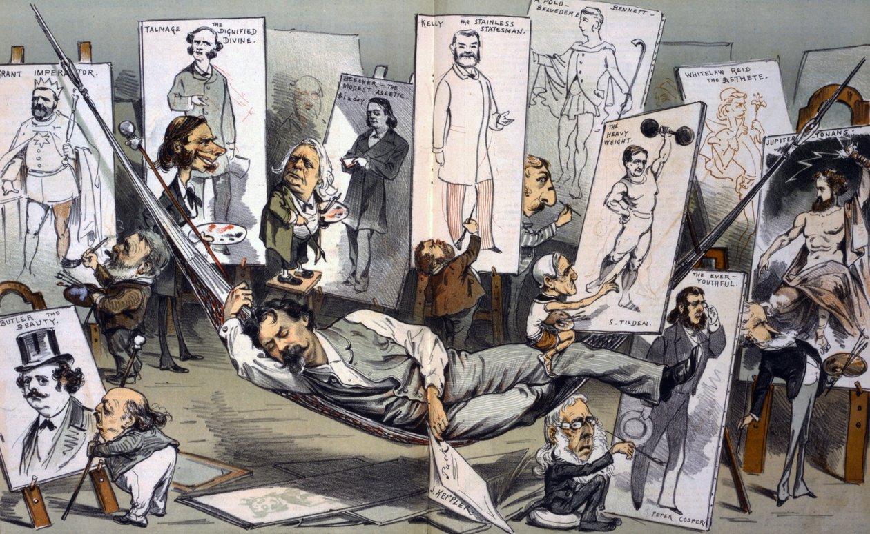 En drøm om en midtsommerdag af Joseph Ferdinand Keppler 1838-1894 af Joseph Keppler