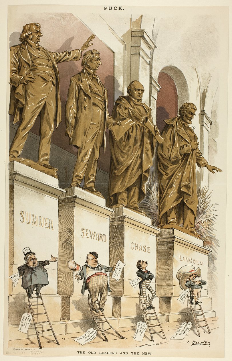 De gamle ledere og de nye af Joseph Keppler