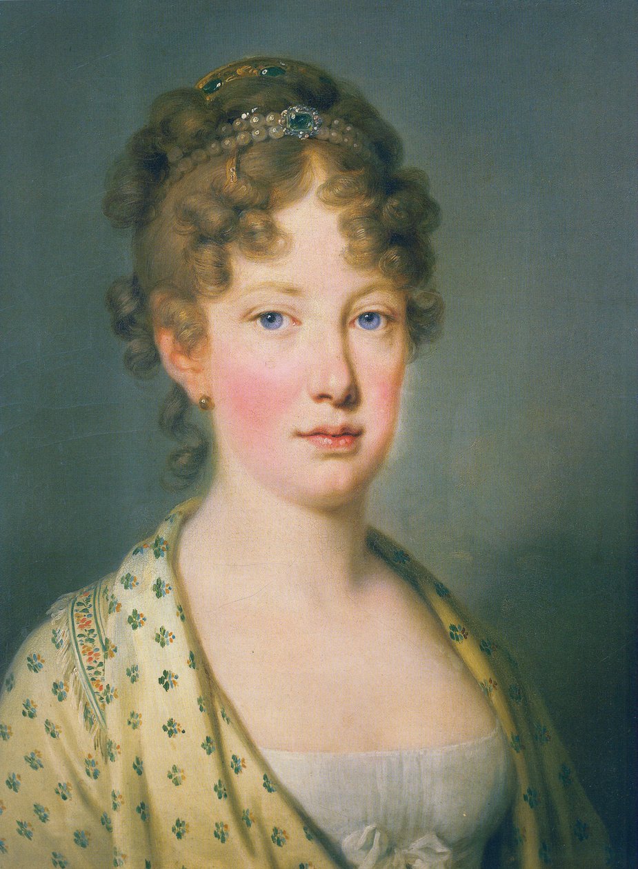 Portræt af Maria Leopoldina af Østrig af Joseph Kreutzinger