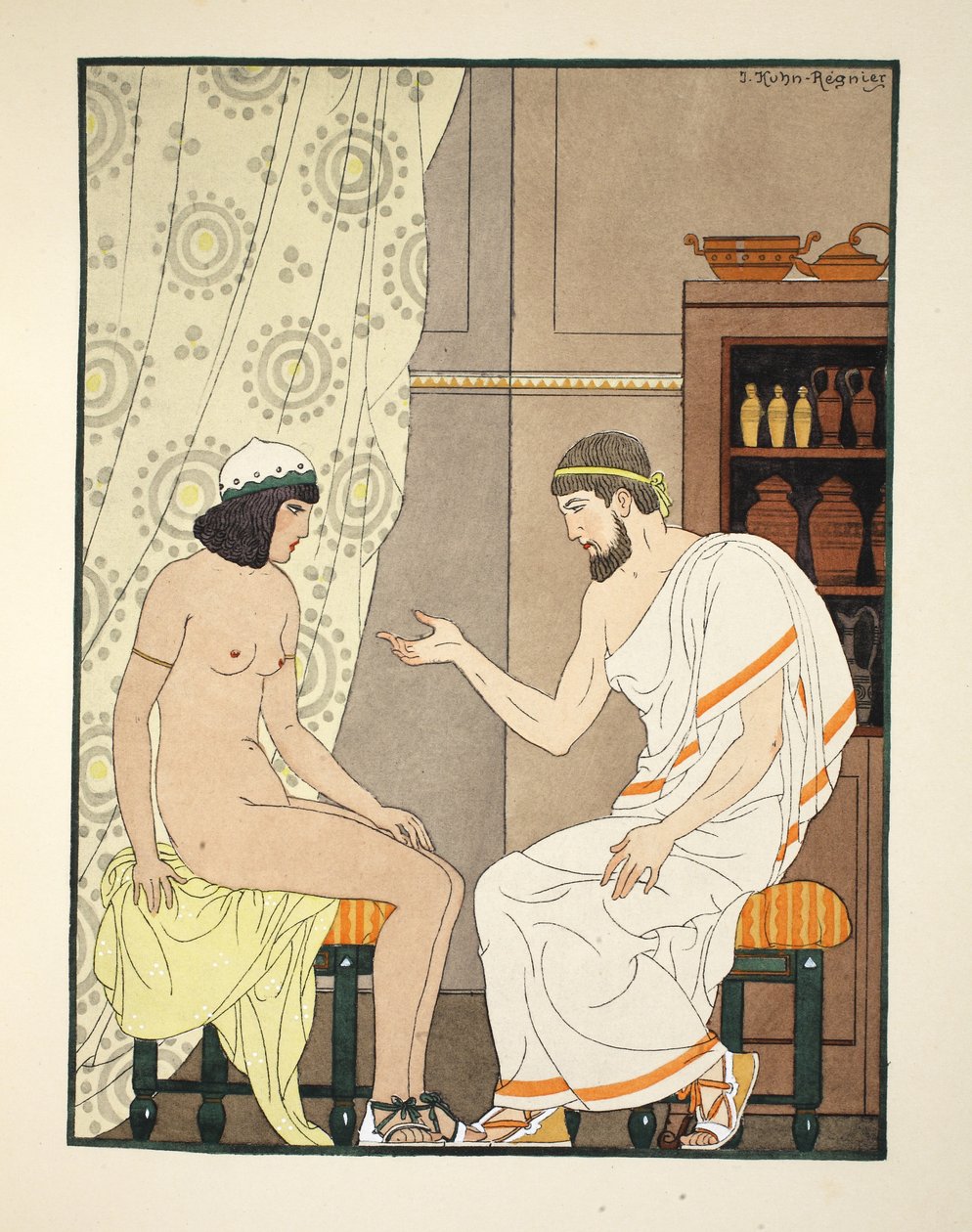 Sæder af samme højde, illustration fra 