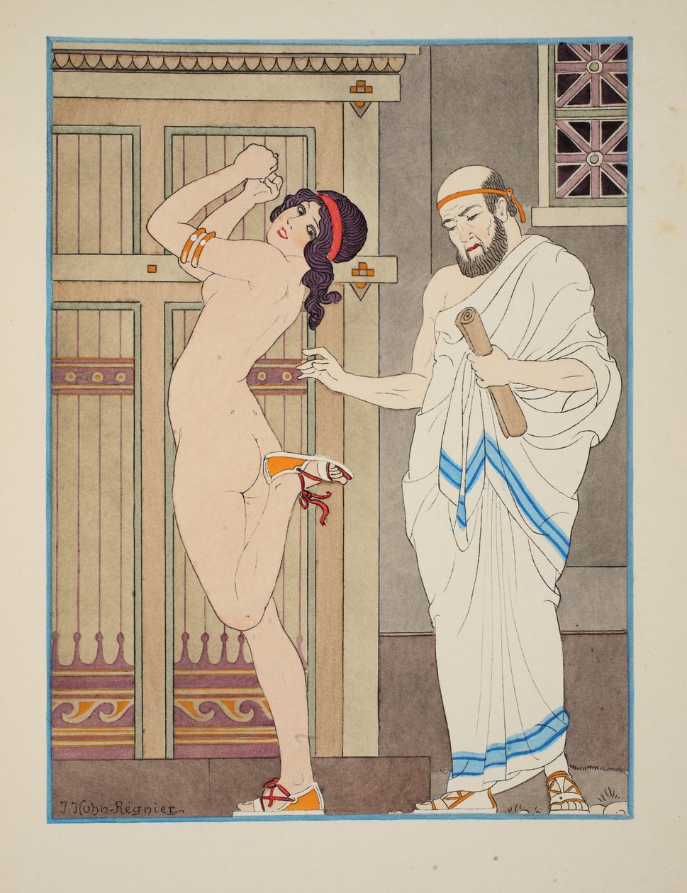 Ungdomsudfoldelser, illustration fra "Hippokrates