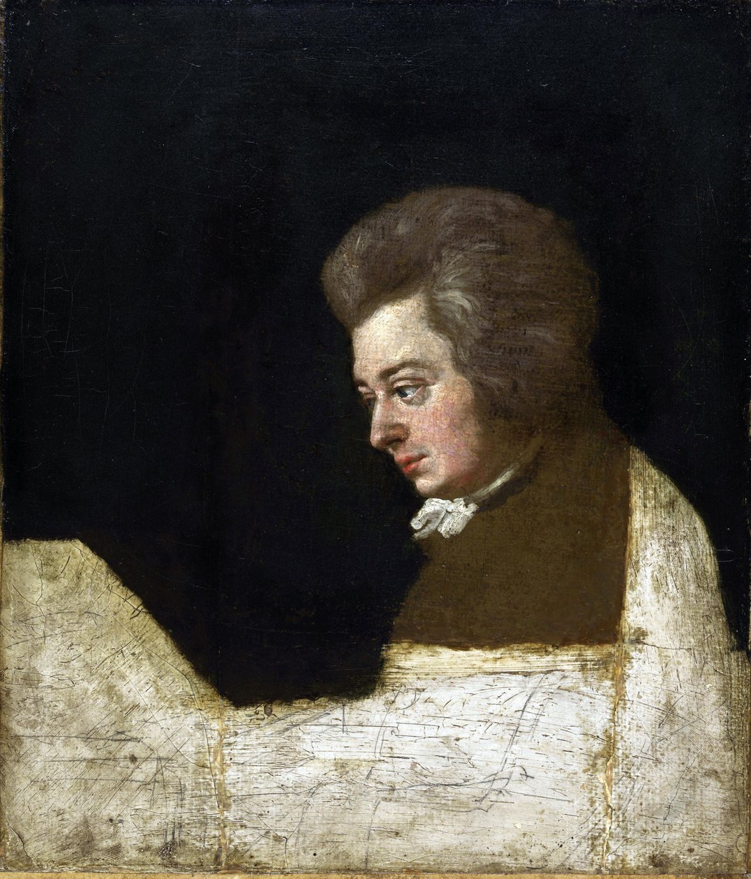 Wolfgang Amadeus Mozart (1756-1791) af Josef Lange (1751-1831) af Joseph Lange