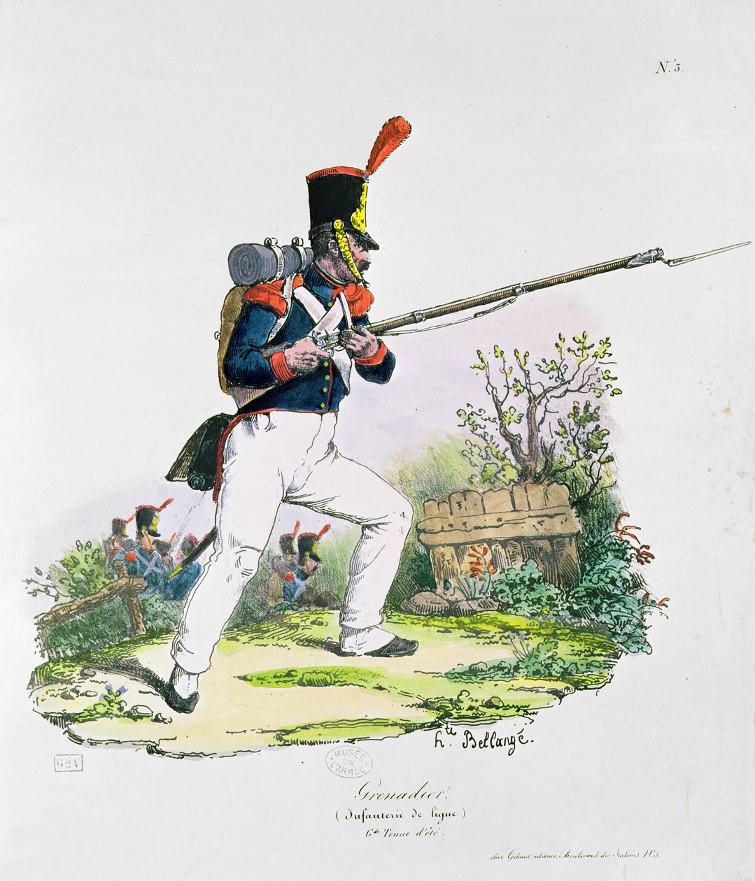 Grenadiervagten af Joseph Louis Hippolyte Bellange