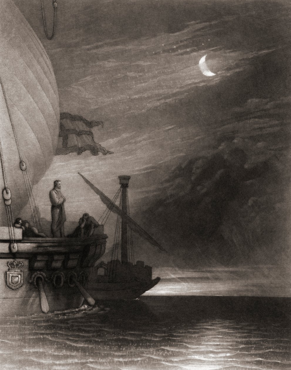 Land opdaget af Columbus af Joseph Mallord William (after) Turner
