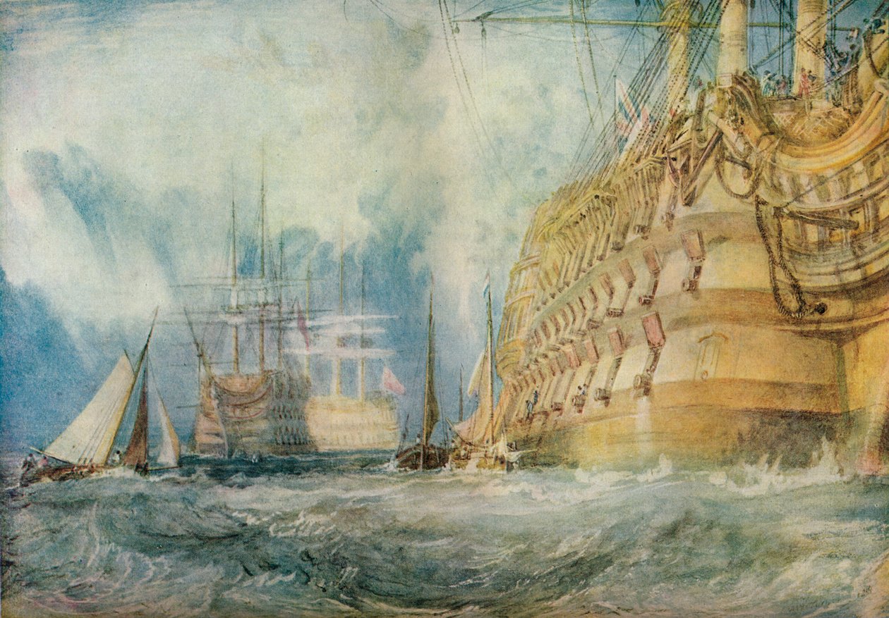 En førsteklasses indtagelse i butikker, 1818 af Joseph Mallord William Turner