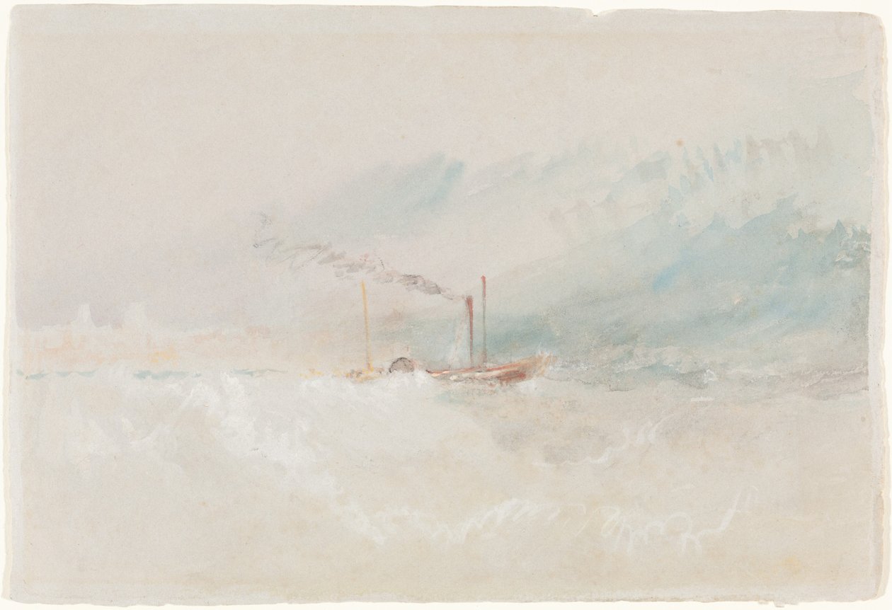 En pakkebåd ud for Dover af Joseph Mallord William Turner
