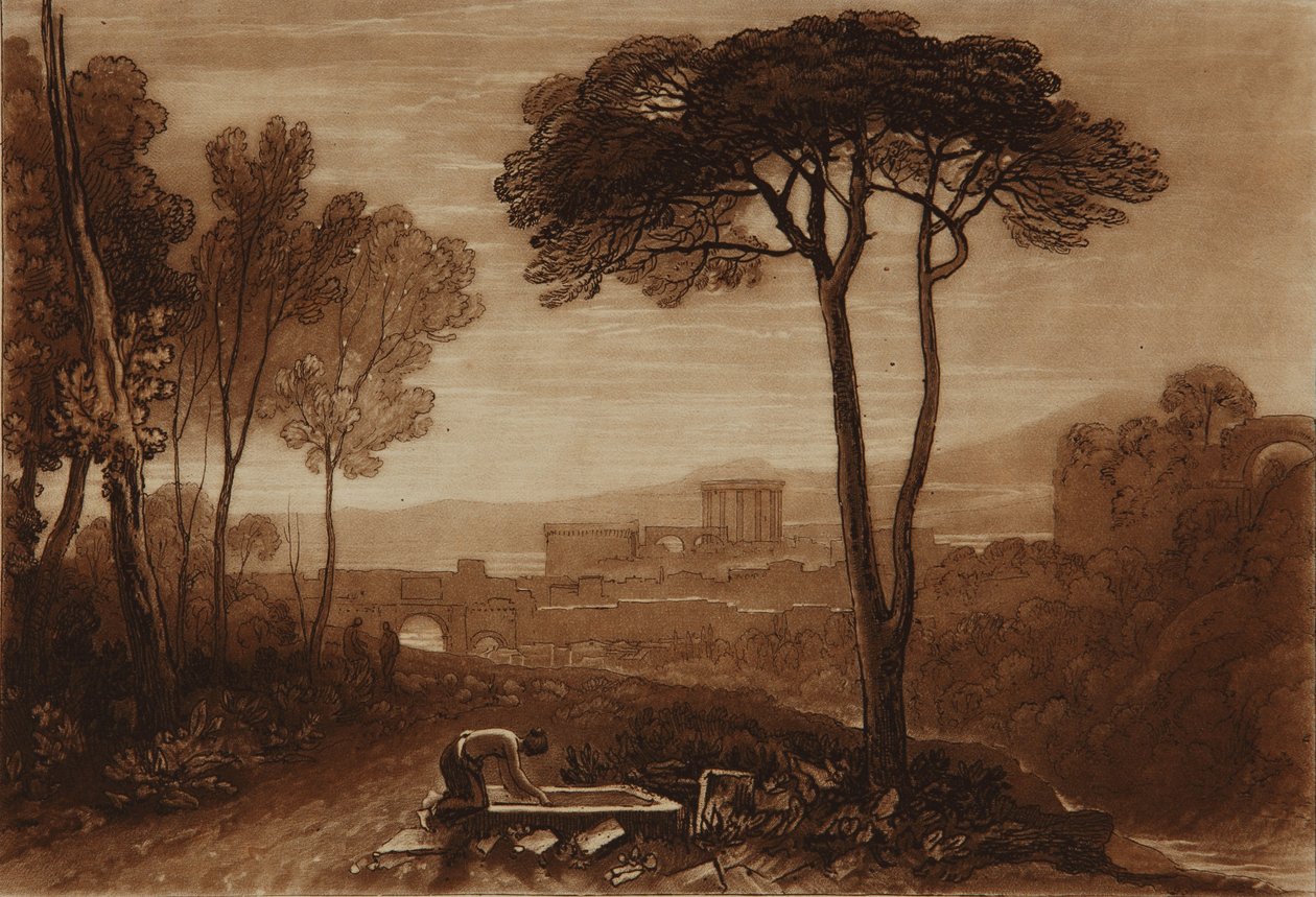 En scene i Campagnaen af Joseph Mallord William Turner