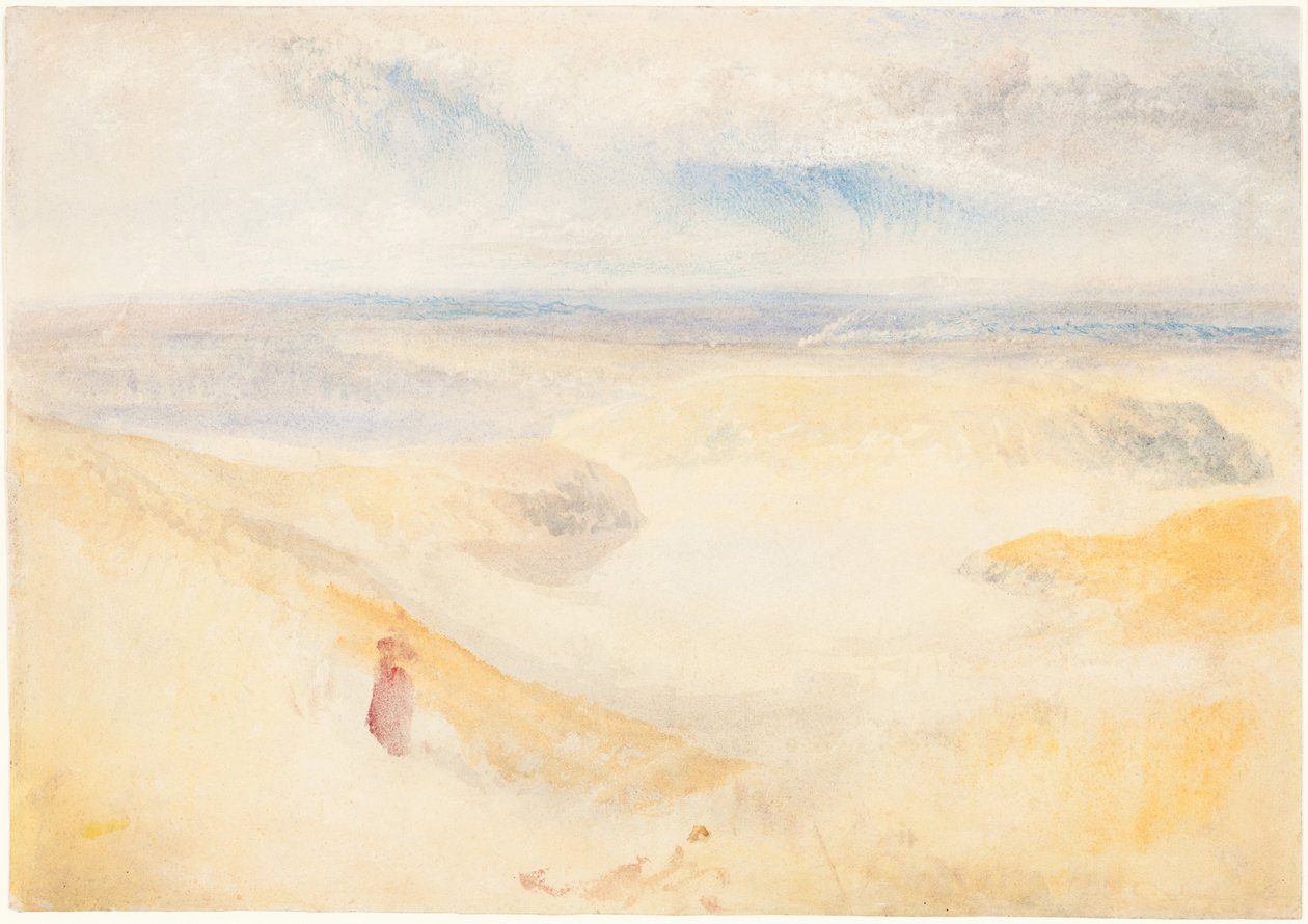 En flod i Yorkshire af Joseph Mallord William Turner