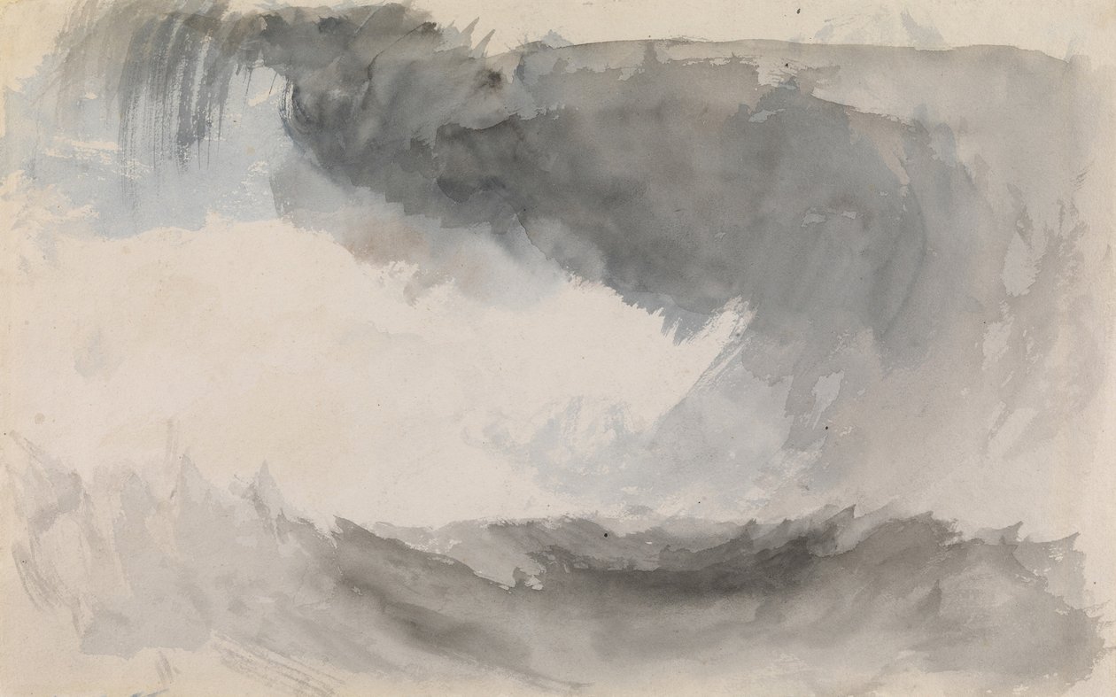 En storm på havet af Joseph Mallord William Turner