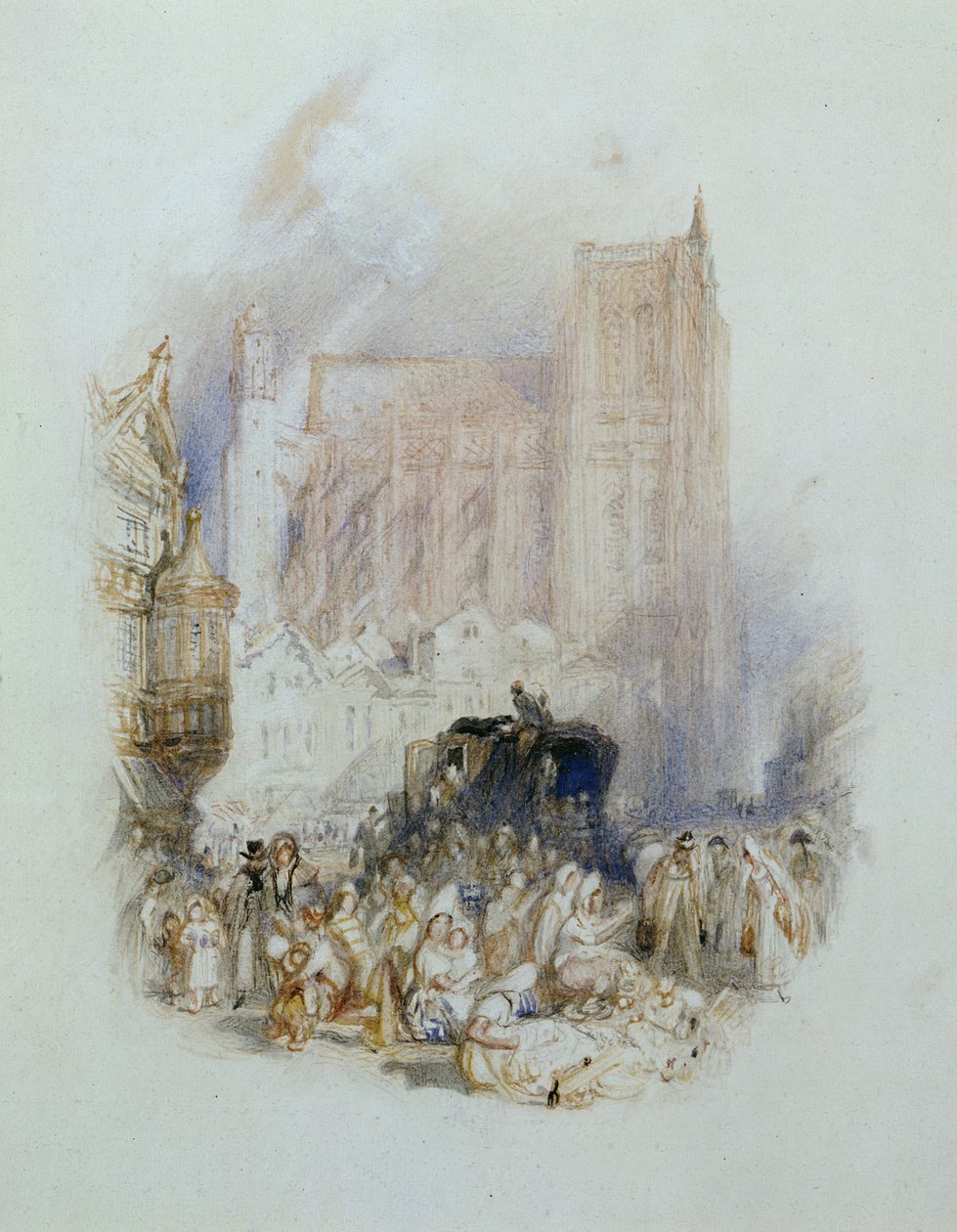 Abbeville af Joseph Mallord William Turner
