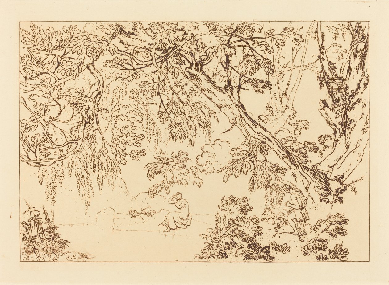 Aesacus og Hesperie af Joseph Mallord William Turner