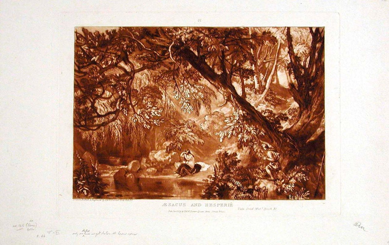 Aesacus und Hesperie af Joseph Mallord William Turner