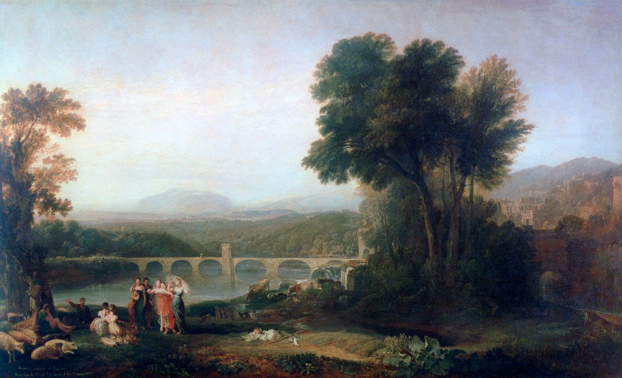 Apullia på jagt efter Appullus, c1814 af Joseph Mallord William Turner