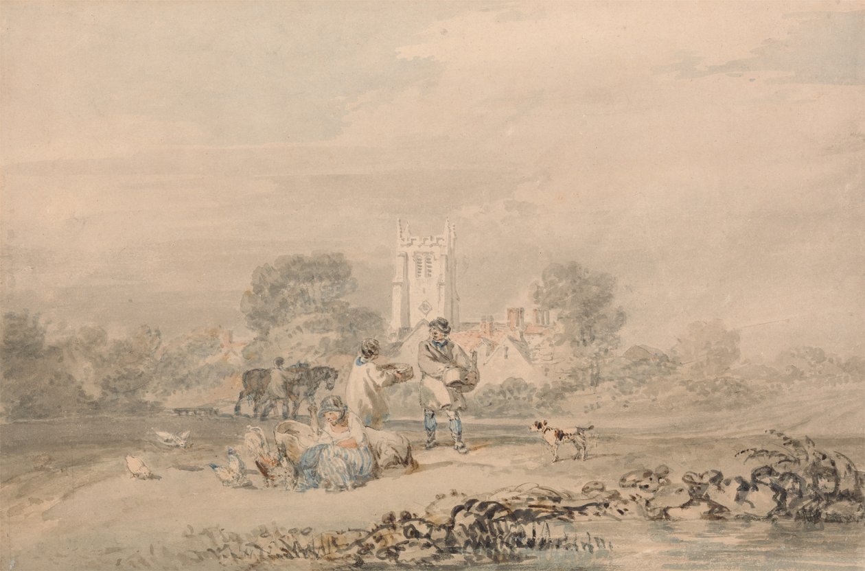 Efterårssåning af kornet af Joseph Mallord William Turner